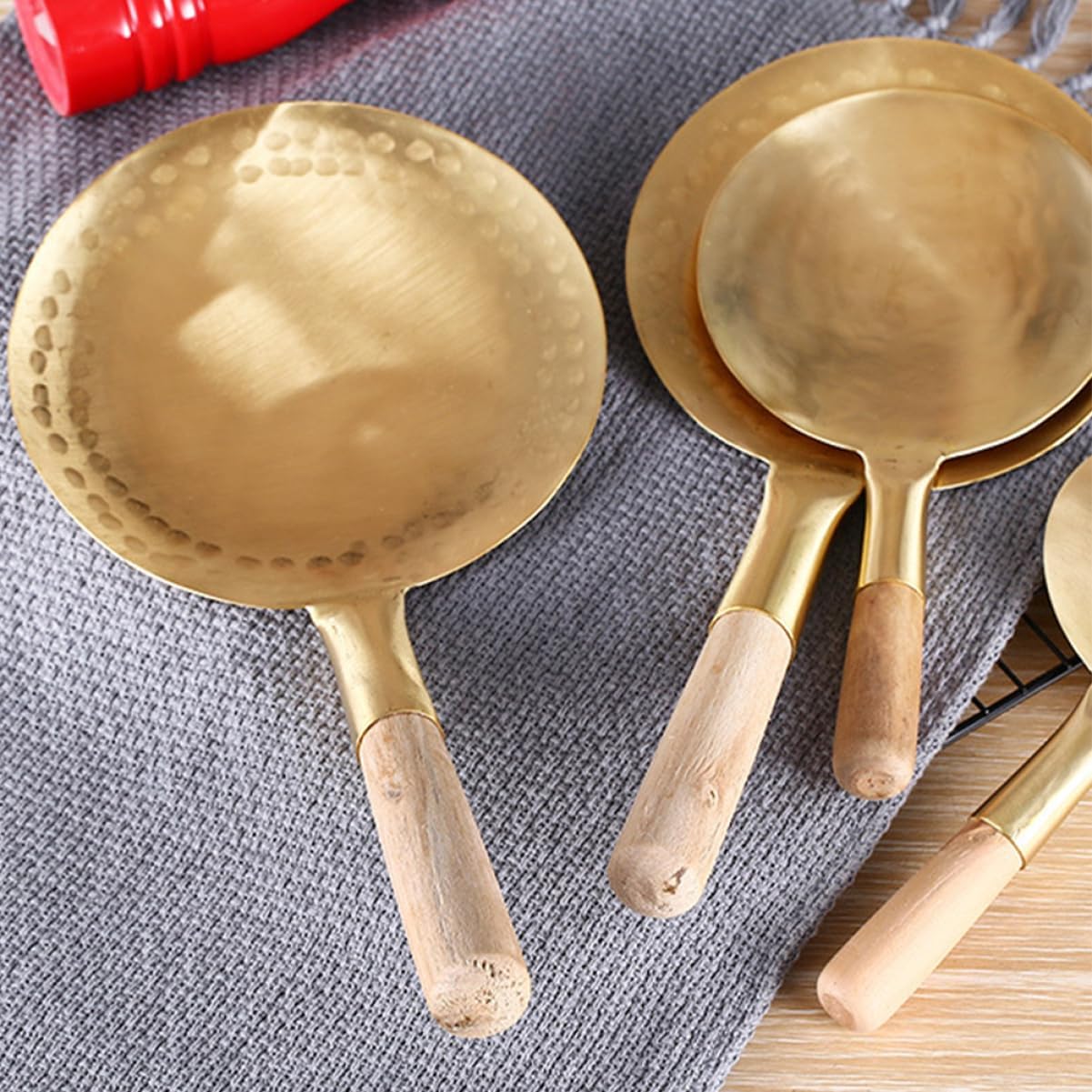 Tofu Brain Serving Spoon Large Chinese Soup Spoon Multi-function Kitchen Cooking Tool