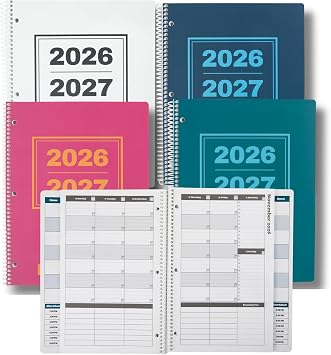 Order Out Of Chaos Academic Planner 2026-2027 Student Planner 8.5 x11 White
