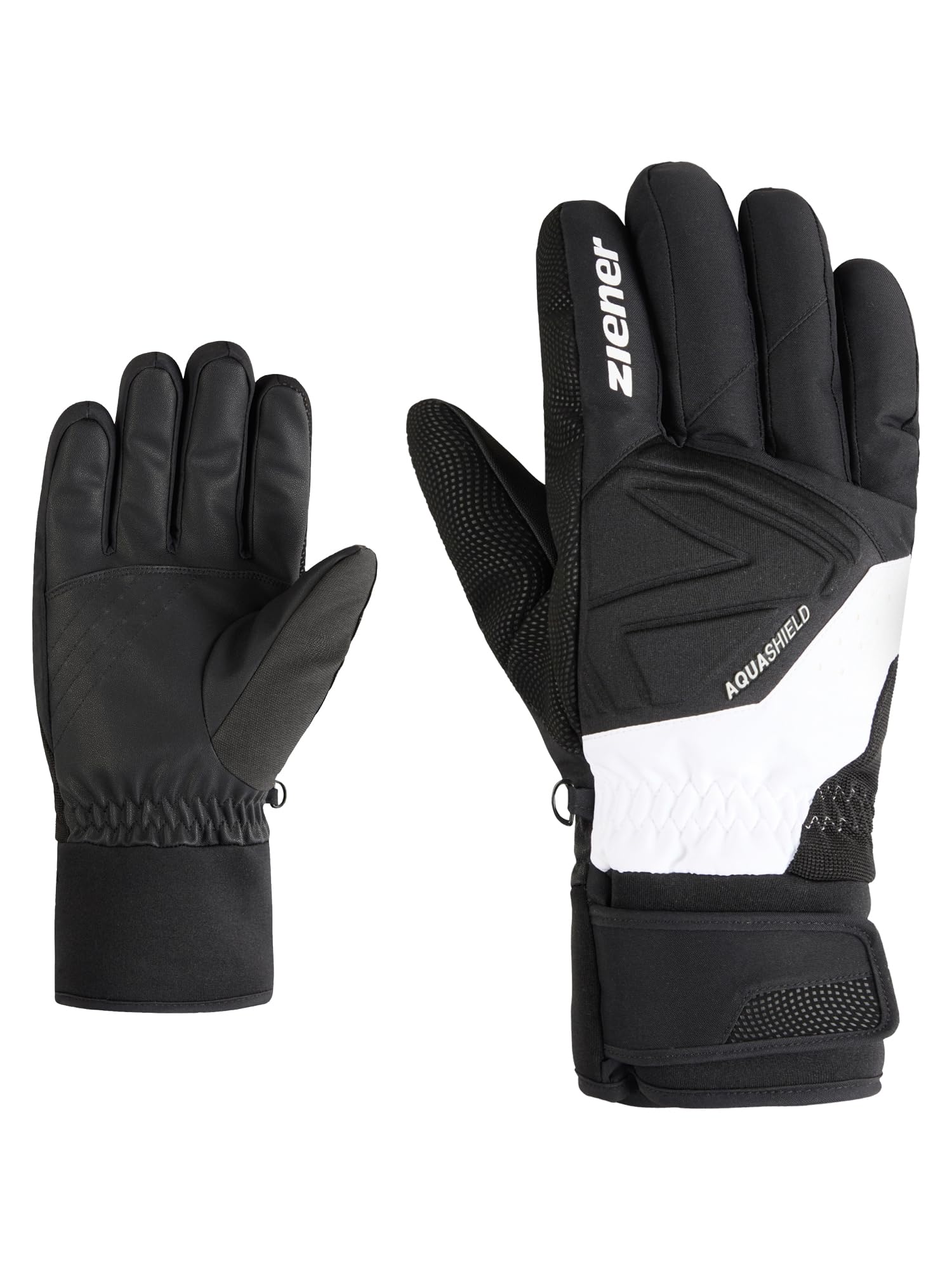 Ziener Herren GATIS-Z Ski-Handschuhe/Wintersport | wasserdicht, PFC frei