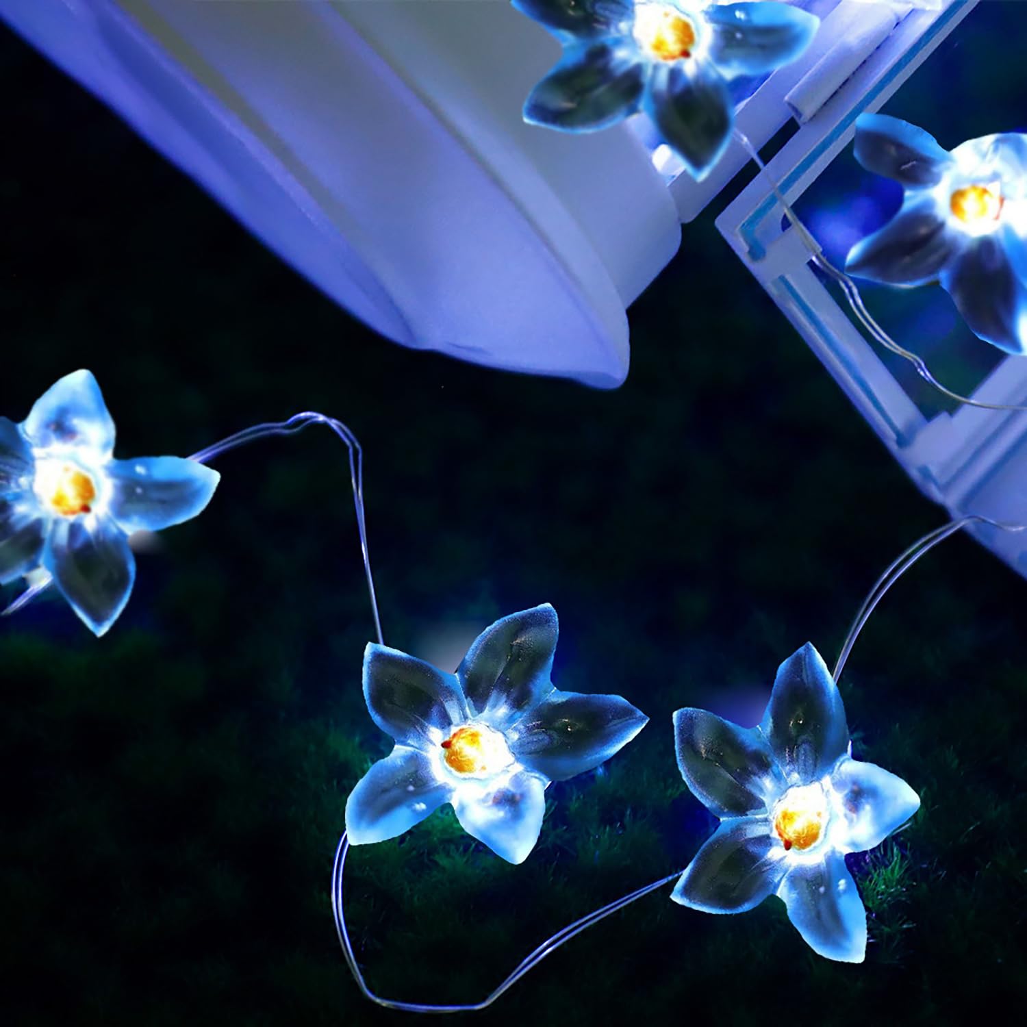 EONANT LED Kirschblüten Lichterkette – 10ft Mit 30 LED, Batteriebetrieben & Fernbedienung – Perfekt Für Schlafzimmer, Party & Romantik-Deko (Rosa)