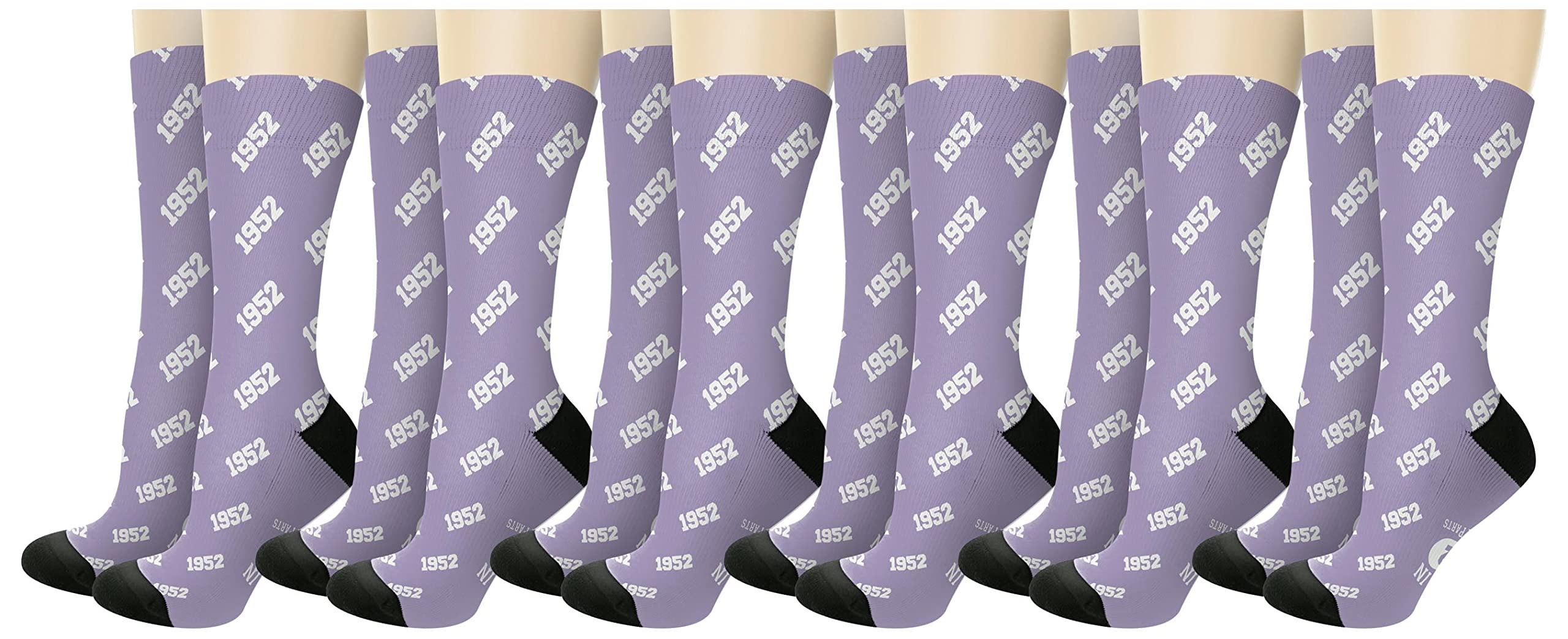 70th Birthday Gifts Made In 1952 All Original Parts 70th Birthday Socks Birthday Novelty Crew Socks