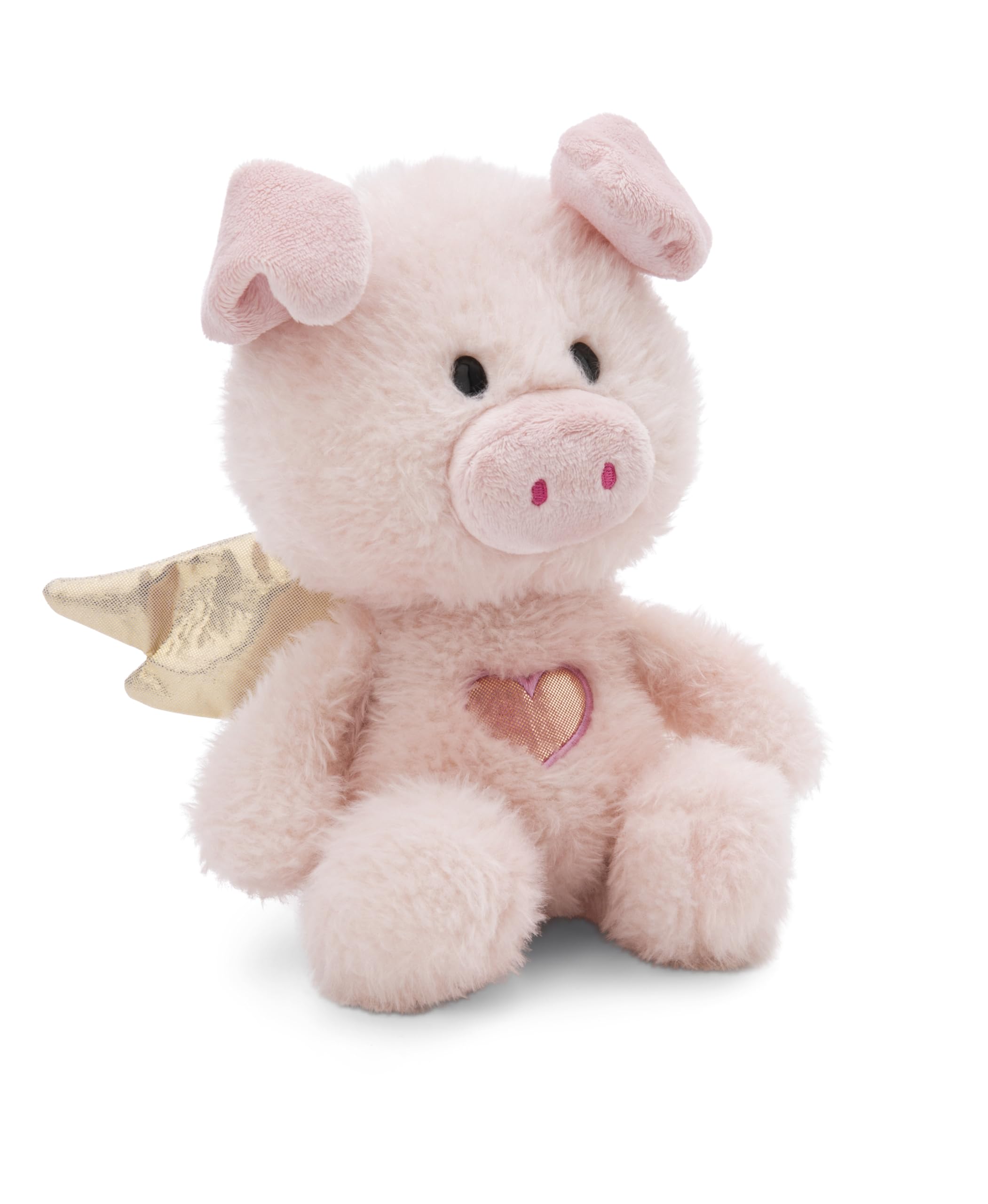 NICI cuddly toy Guardian Angel Pig, La La Piggie, 28 cm, in Gift Box, Pink, Soft Plush Toy, Cute Stuffed Toy for Cuddling & Playing with, Great Gift Idea for Children and Adults - 61451
