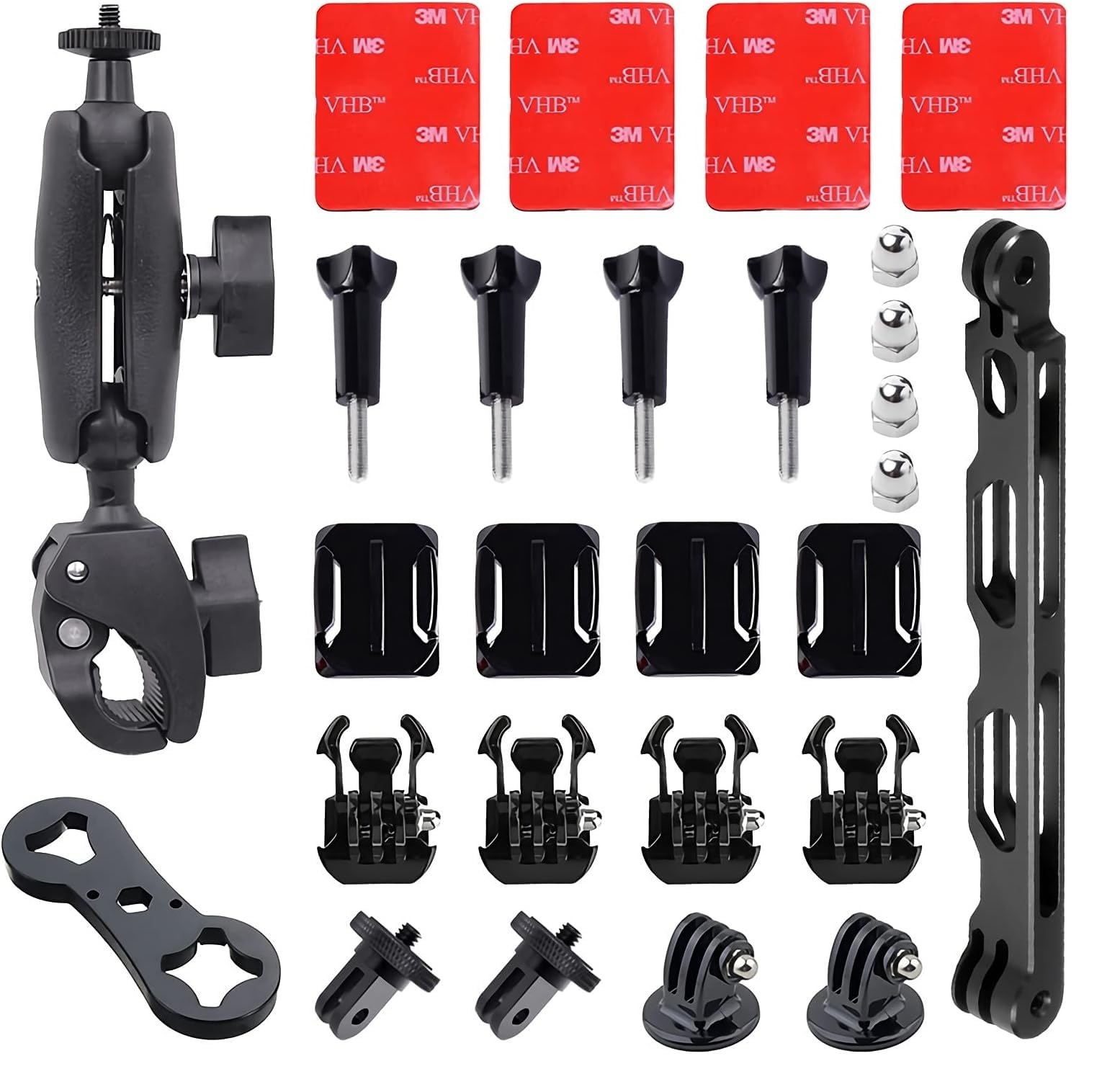 yantralay 4 in 1 Motorcycle Mount Bundle with Unicorn Helmet Extension Arm Adhesive Kit Compatible for Insta360 One X4/X3/X2, ONE R/RS, Hero 12/11/10/9 & All Other Action Cameras (B0D4536M61) Amazon Price History, Amazon Price Tracker