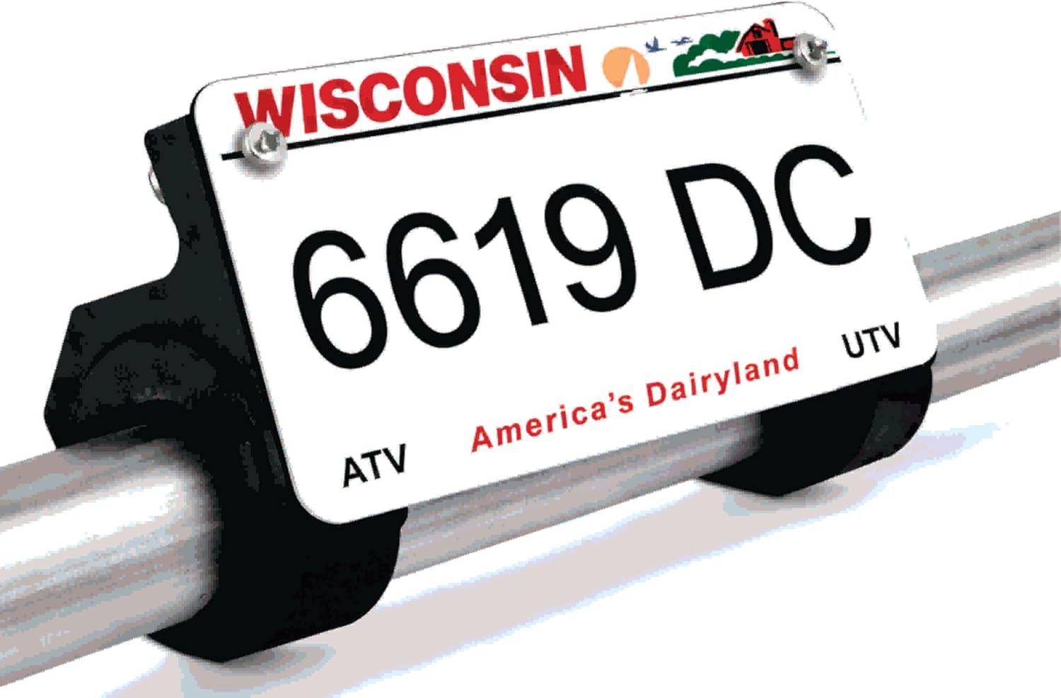 ATV - UTV License Plate Universal Mounting Kit
