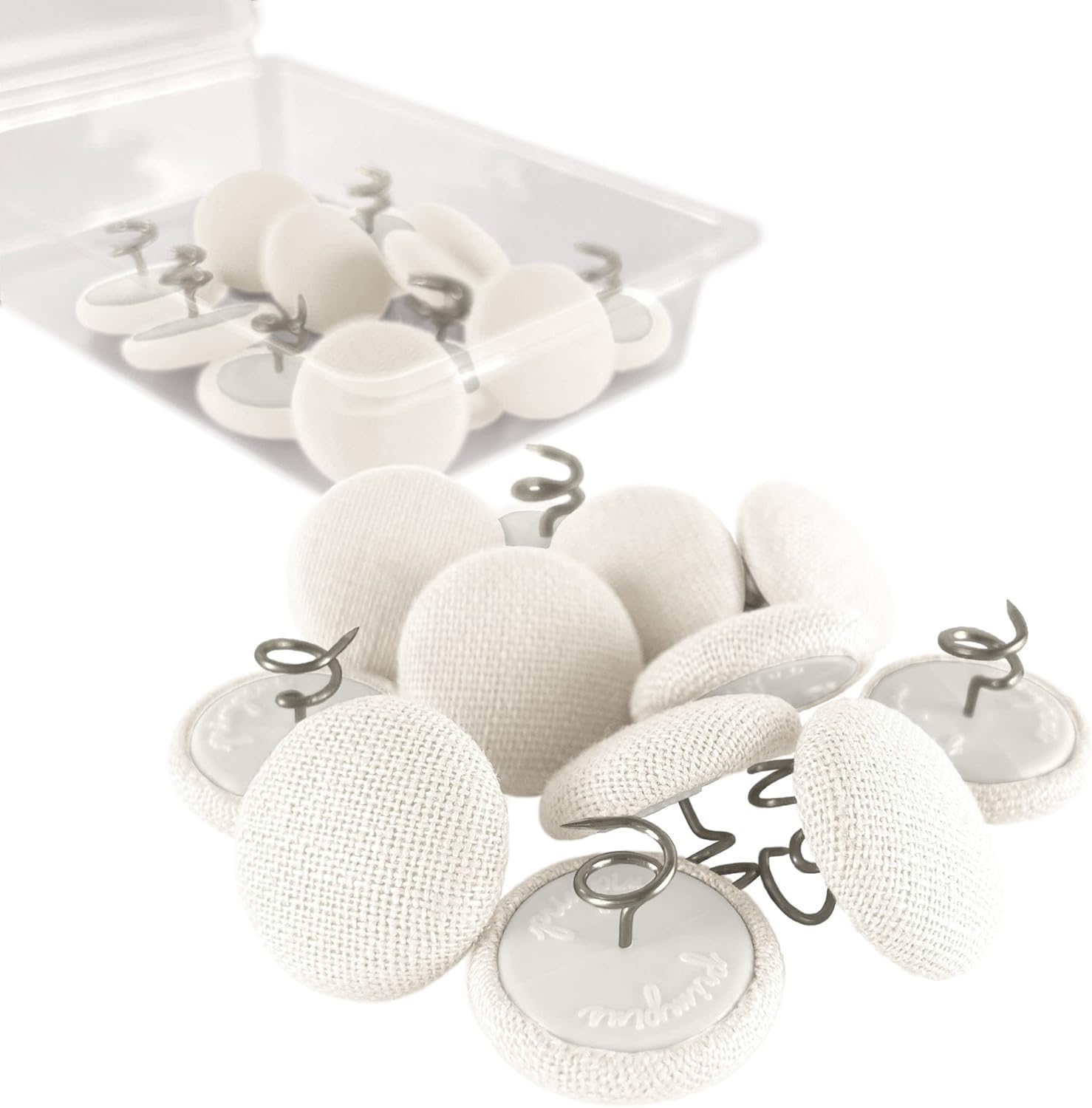 Primpins Upholstery Tacks 20 Colors Available Fabric Covered Button Twist Pins