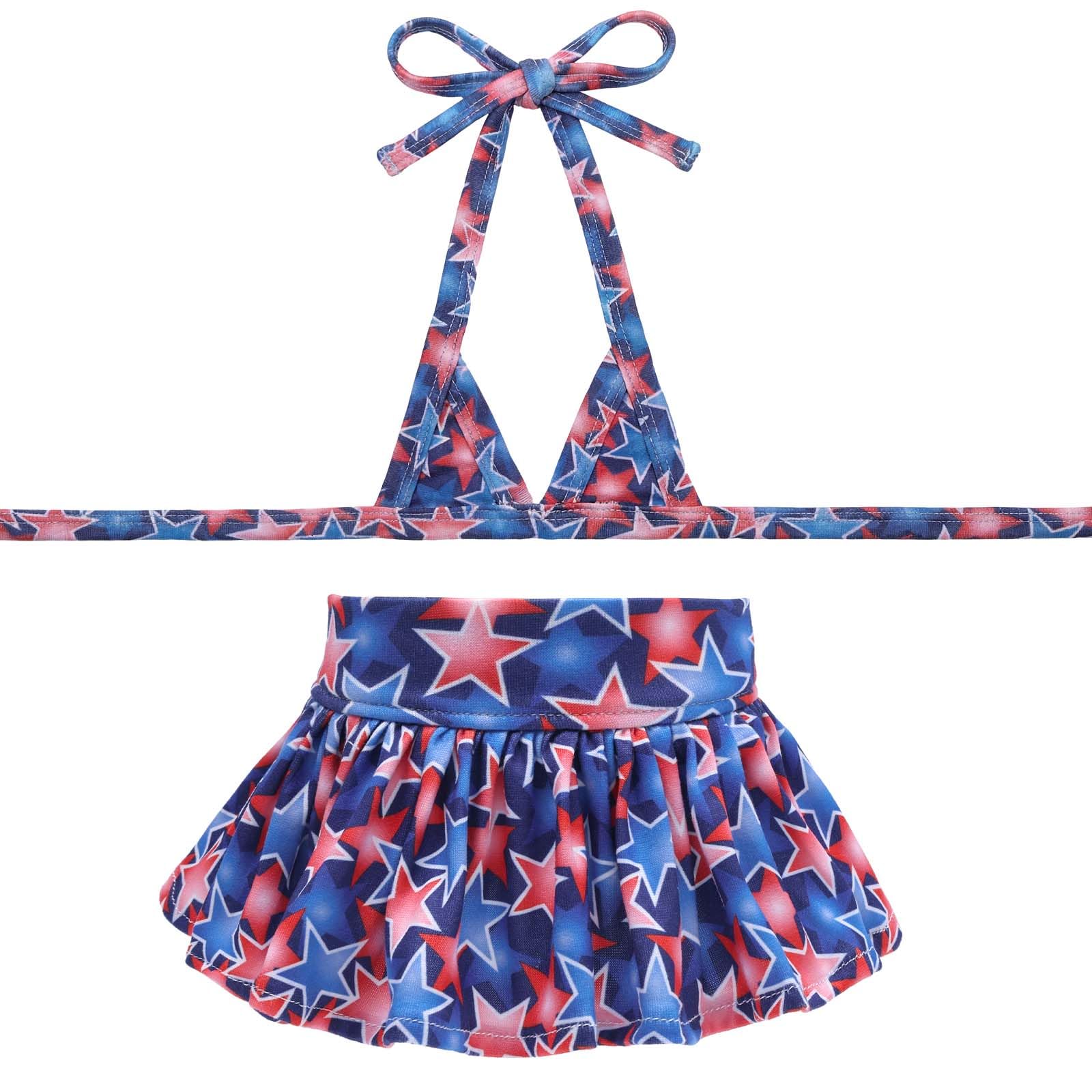 CuteBone Dog Bikini Dress, Stylish Swimsuit Costume for Small Dogs, Comfortable &amp; Adjustable Puppy Bathing Suit, Soft Outfit Pet Apparel for Beach, Pool and Summer Fun DB39M