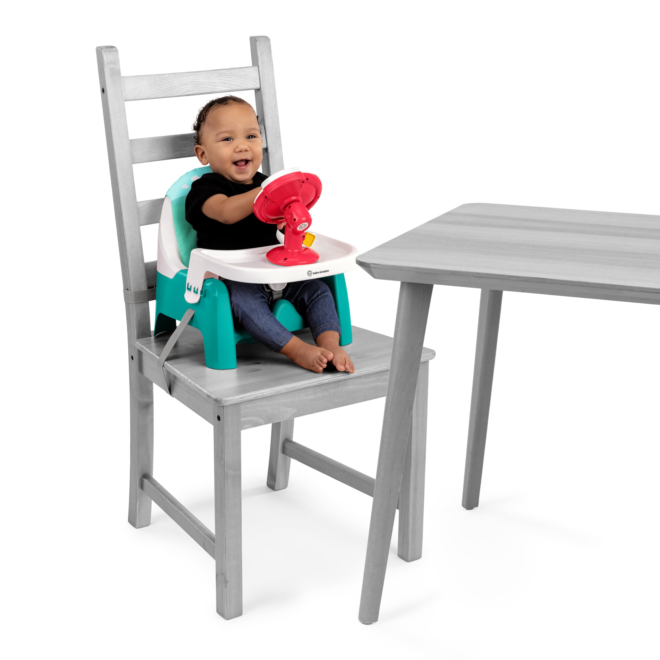 Baby Einstein Farm Explorers Seggiolino Rialzo 2-in-1 Gioco Volante Musicale 6-36 Mesi