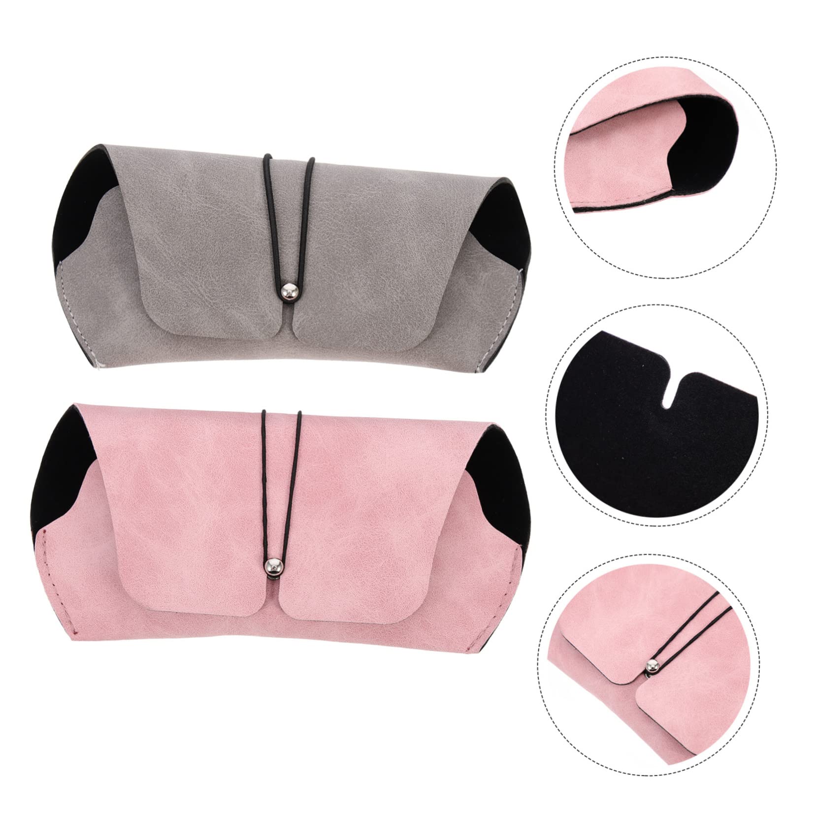 FOMIYES Custodia Per Occhiali Pu Design Pratico E Portatile Per Occhiali E Urti