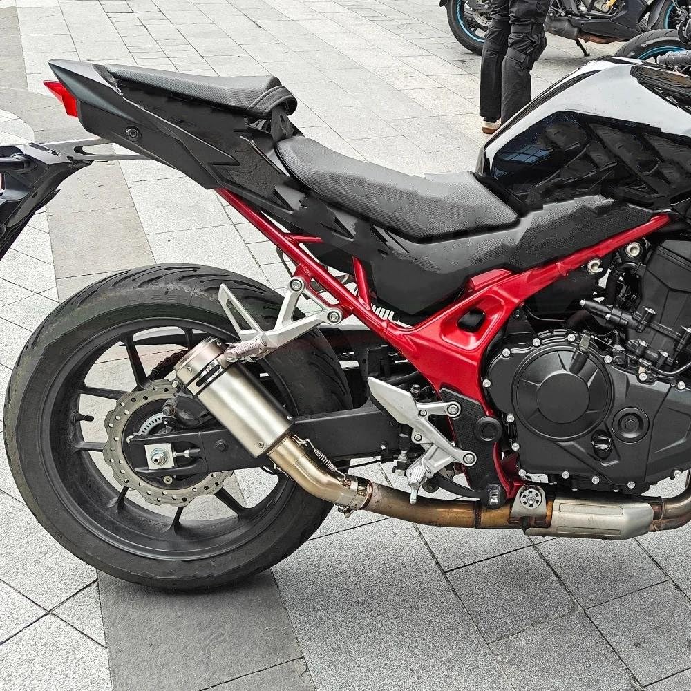 Motorrad Auspuff Mittleren Link Rohr Für Transalp 750 CB750 Hornet XL750 2023 2024 Flucht 51MM Slip-on
