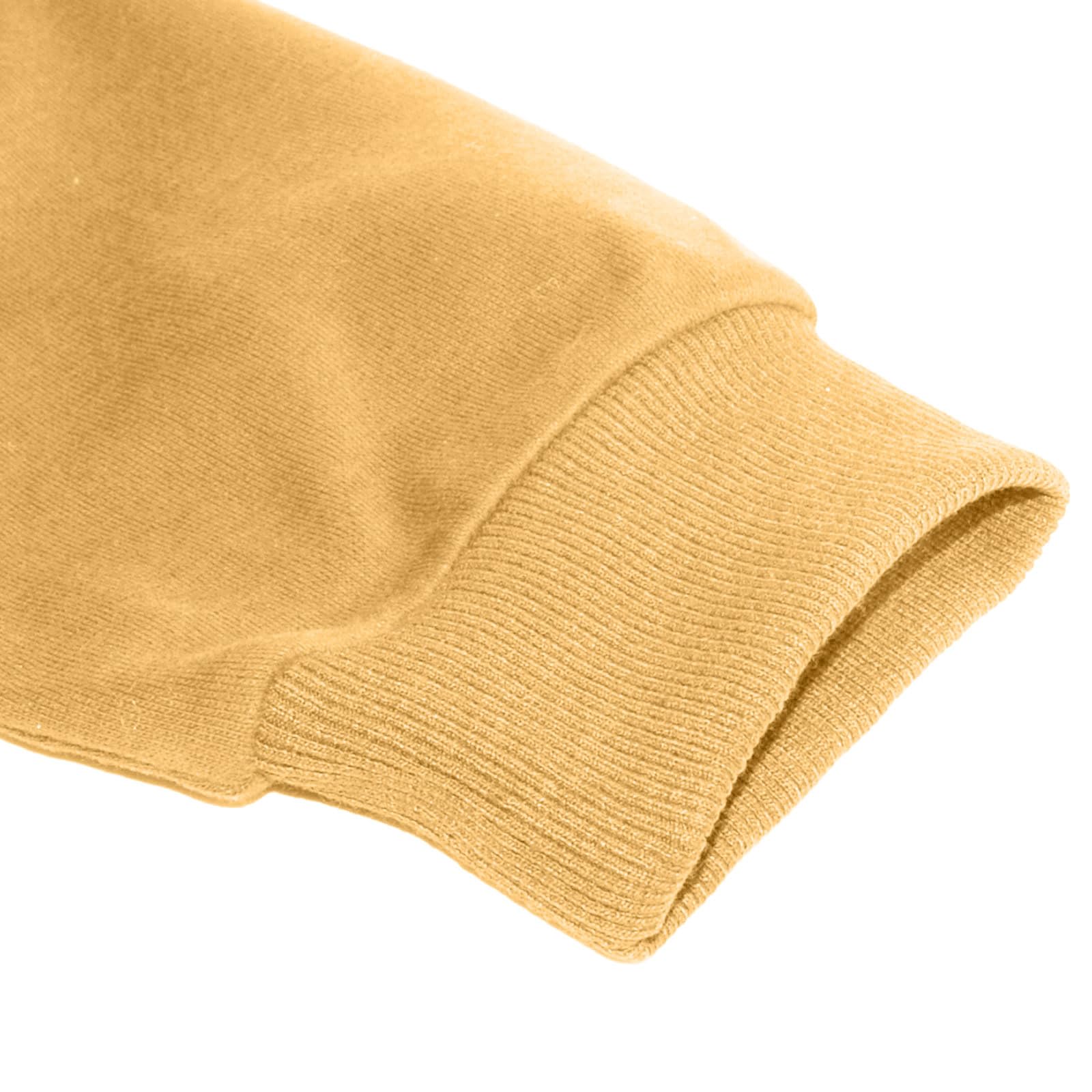MakingDa Sweat Homme Col Polo Manches Longues Chaud Pullover Sweatshirt Hiver Thermique Couleur Unie Coton Pull Top