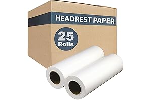 Papel desechable para camilla de spa, rollo de 25 unidades