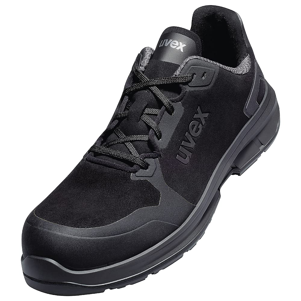 Uvex 1 Sport Arbeitsschuhe - Sicherheitsschuhe S3 SRC ESD - Schwarz - Weite 14 / Extra Breit