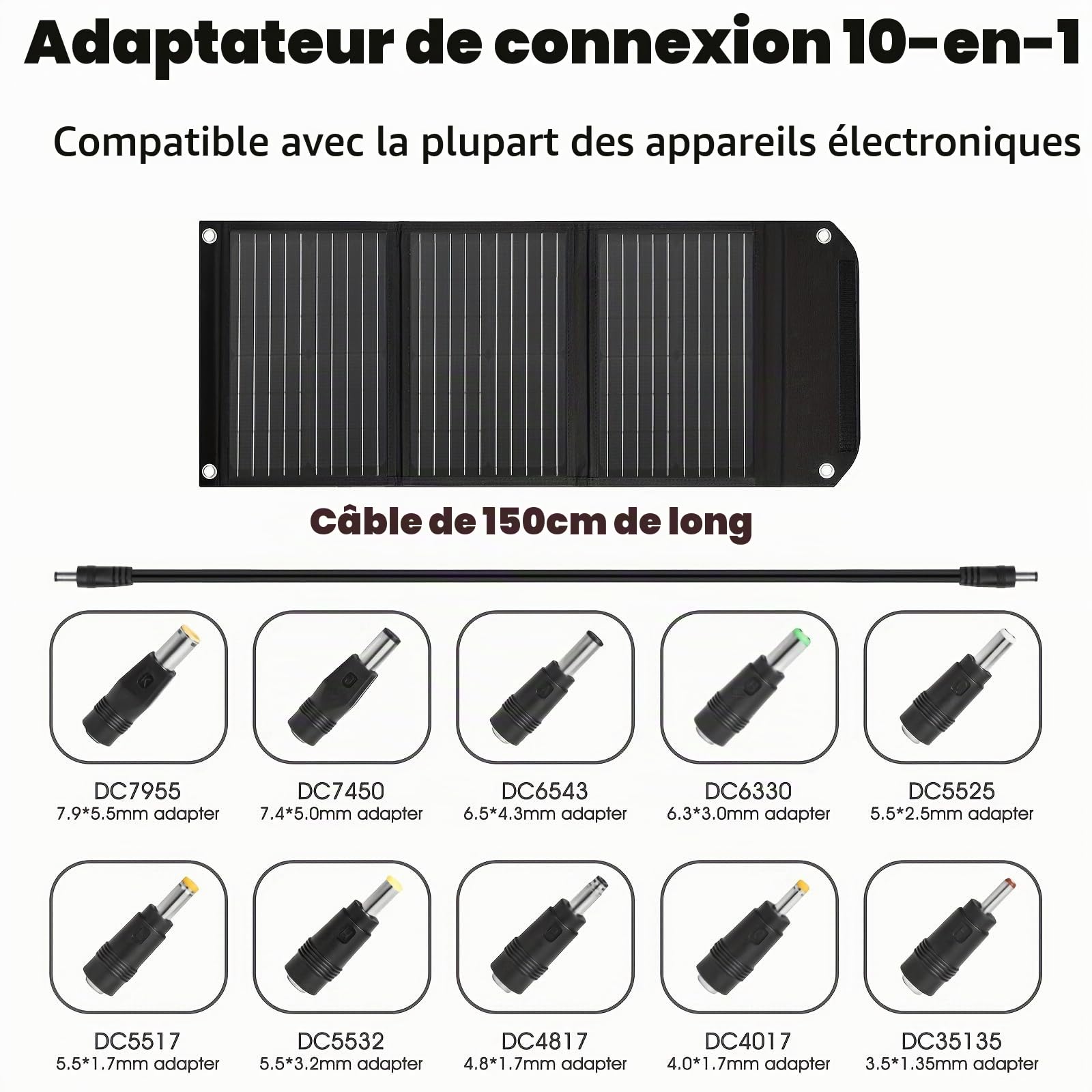 MARBERO Groupe Électrogène Portable 24.000mAh avec Panneau Solaire Pliable 30W et Sac de Transport, Power Bank avec Prise AC 120W (Pic), Générateur Solaire avec Panneau Inclus pour Camping