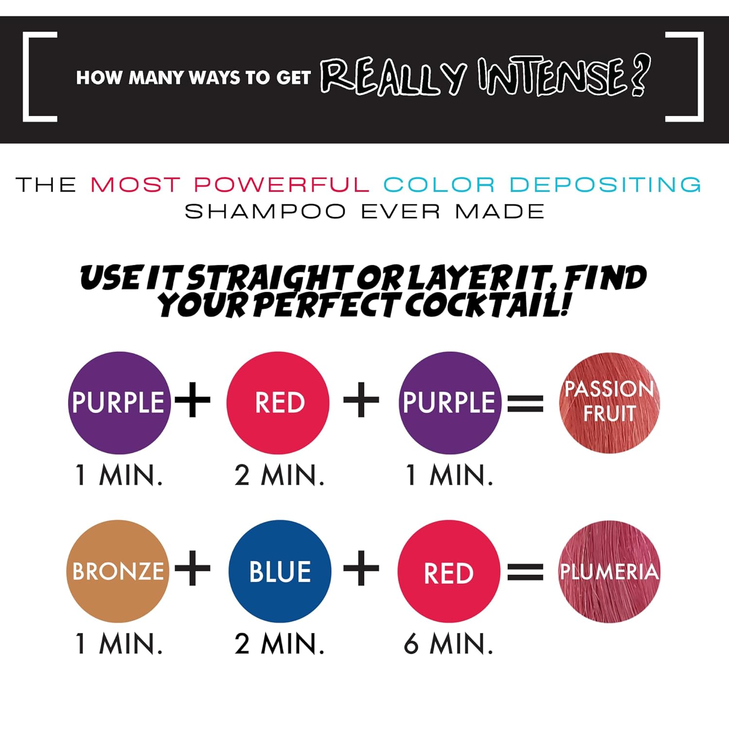 Watercolors Intense Color Depositing Shampoo, Semi Permanent Hair Color 8.5 oz - RED - Image 6