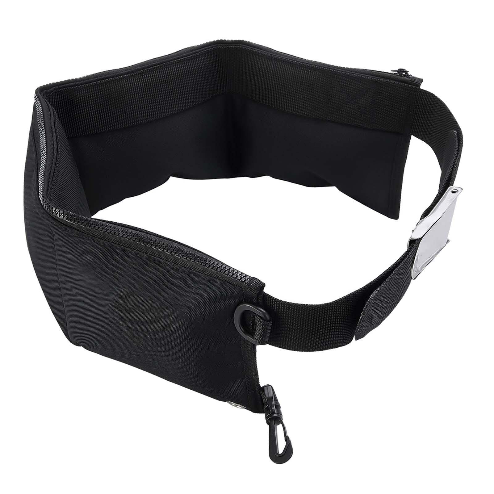 UGPLM Snorkeling Webbing Weight Pouch Belt with 4 Pocket Dive Weight Belt Adjustable Quick Release Buckle