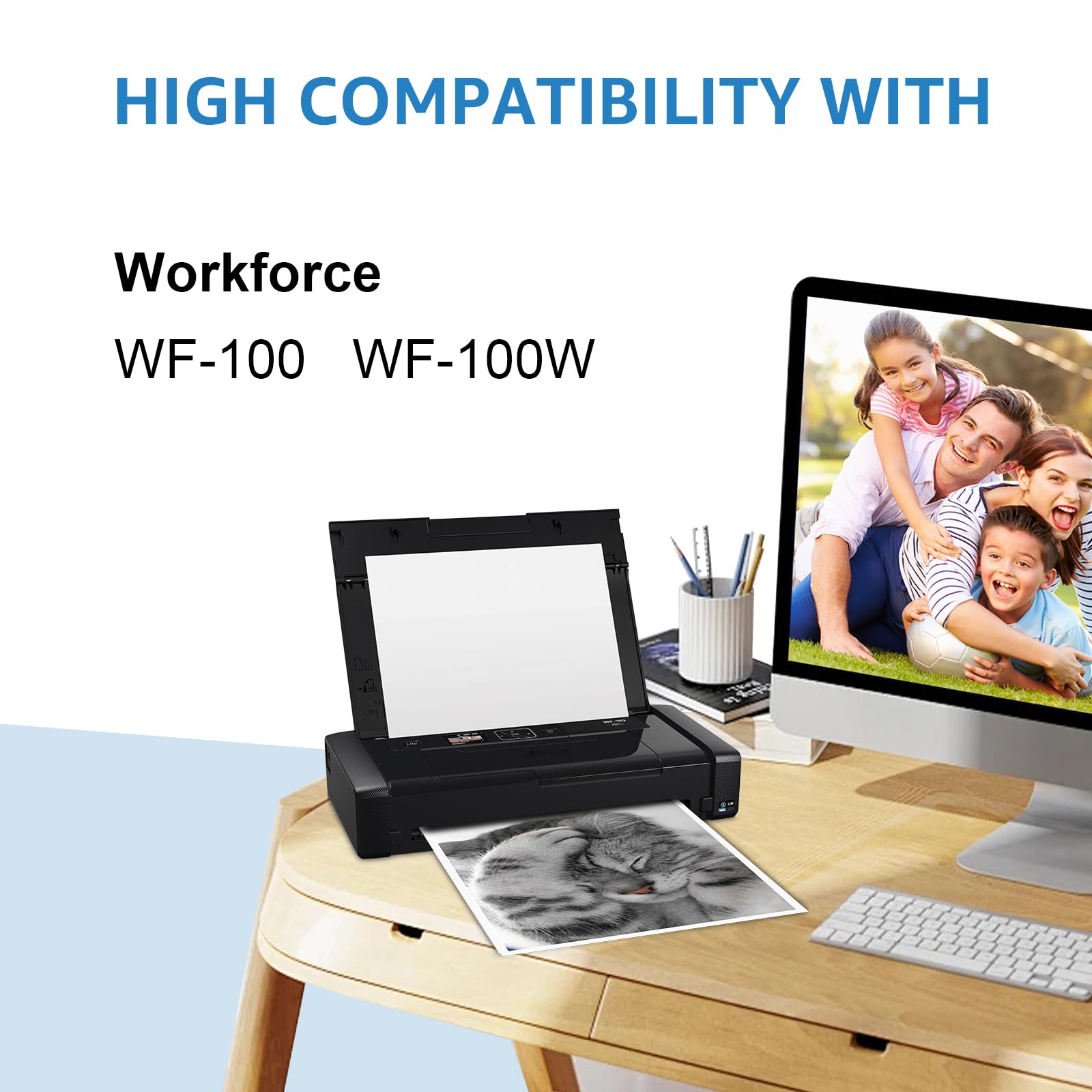 Compatibile con scatola di manutenzione T2950 T295000 C13T295000 PXMB5, compatibile con EPS Workforce WF-100 WF-110 WF-100W (10 pezzi)