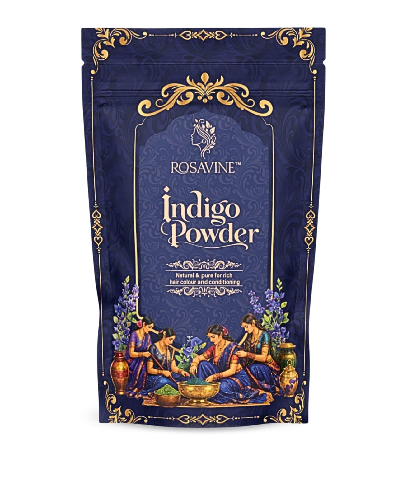 Organic Indigo Powder 100gm for Root Strengthening | SOJAT | Oganic-image-38