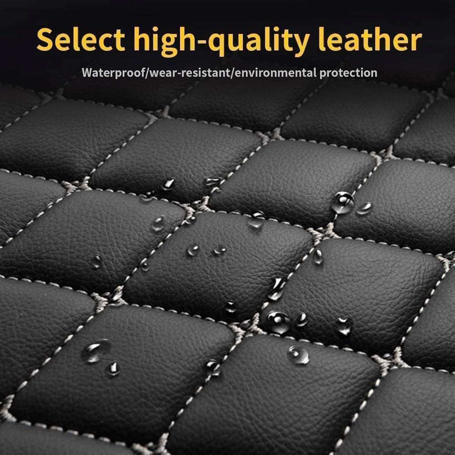 Tappetini Auto Compatible per DS 7 DS7 Crossback 2018-2026 | Tappeti Auto Antiscivolo Tappeto Auto Accessori Auto Interno