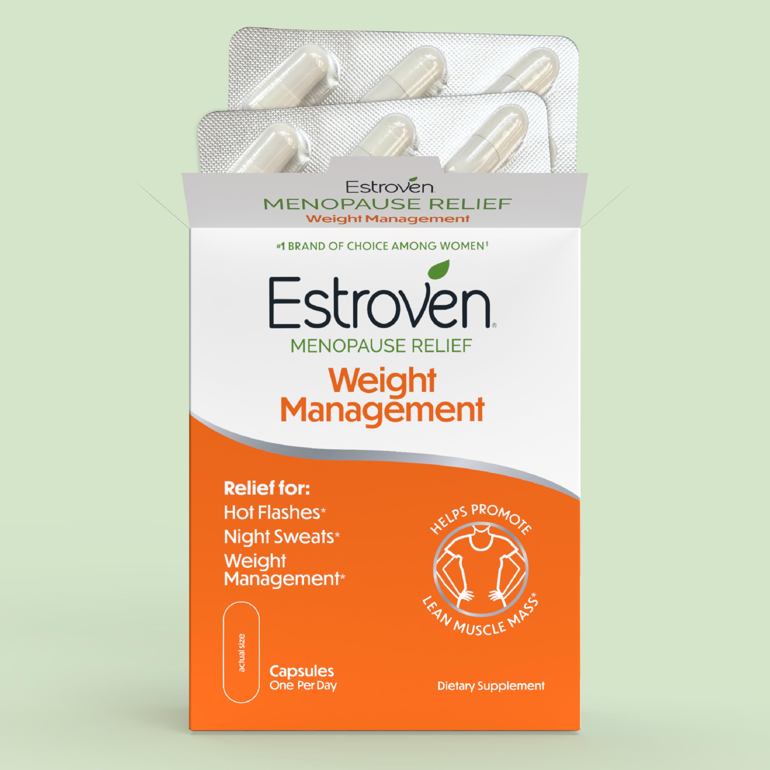 Estroven Weight Management for Menopause Relief Supplement for Women, 60 Ct — Amazon image 7