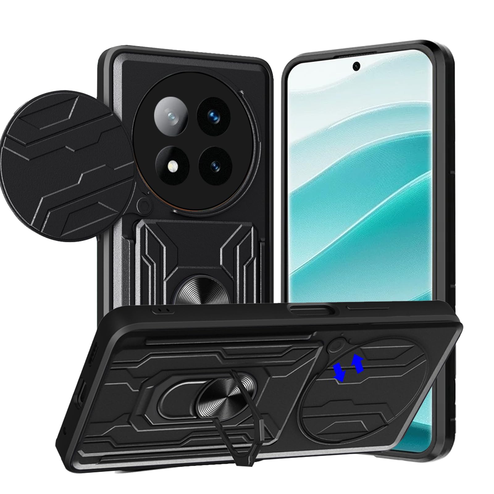 Loyhee Case For Xiaomi Redmi Note 12 Pro Plus 5G , Camera Protection