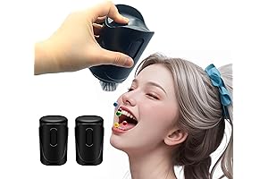 2 Pack Mini Nut Dispensers, Snack Dispenser for Mixed Nuts, Candies Keeps Fingers Clean