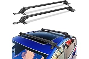 Universal Roof Rack Cross Bars, Set for Bare Roof Cars Trucks, with...