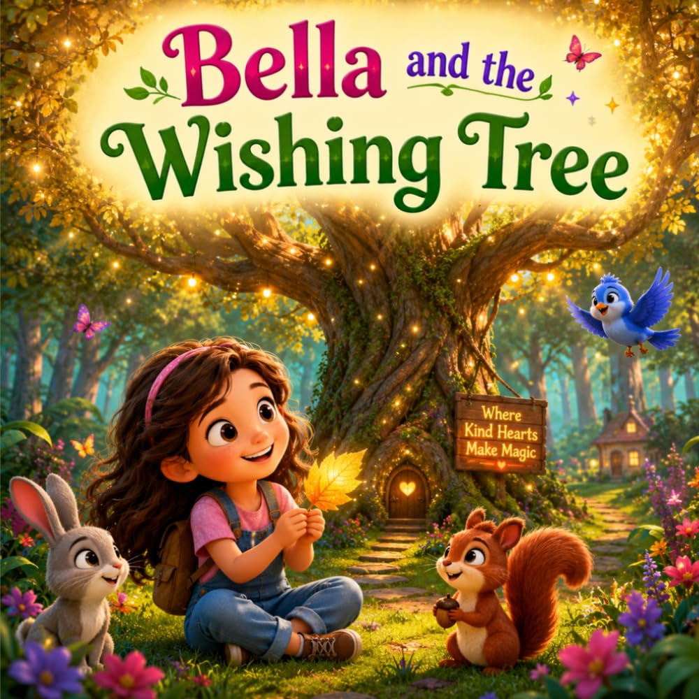 Bella and the Wishing Tree: A Heartwarming Story About Kindness, Friendship, Courage, and Forest Magic