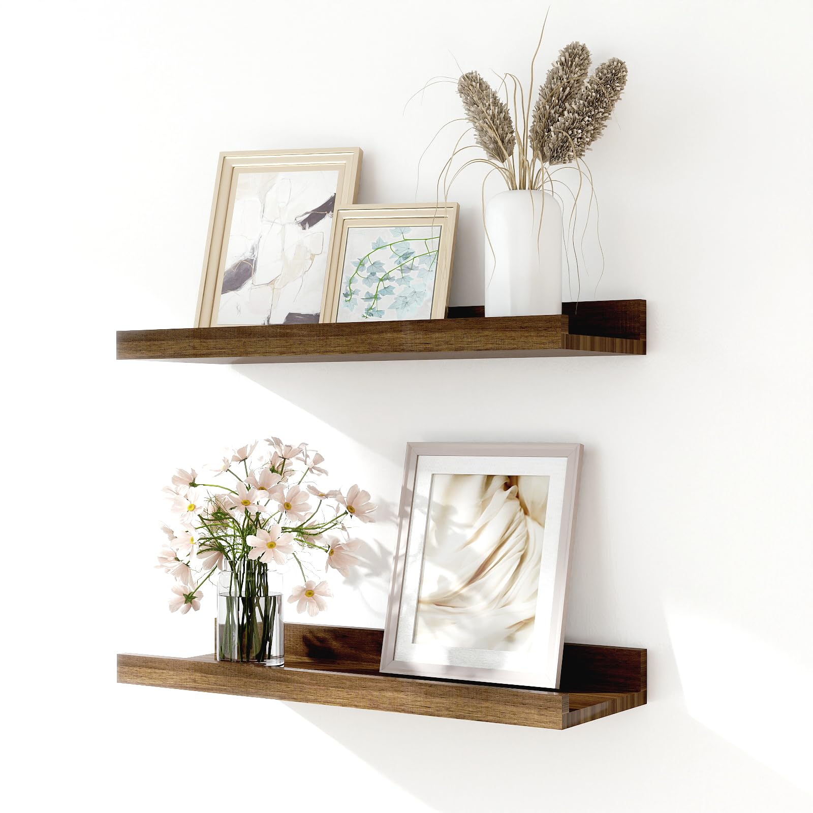 Floating Shelves for Wall Decor Set of 2