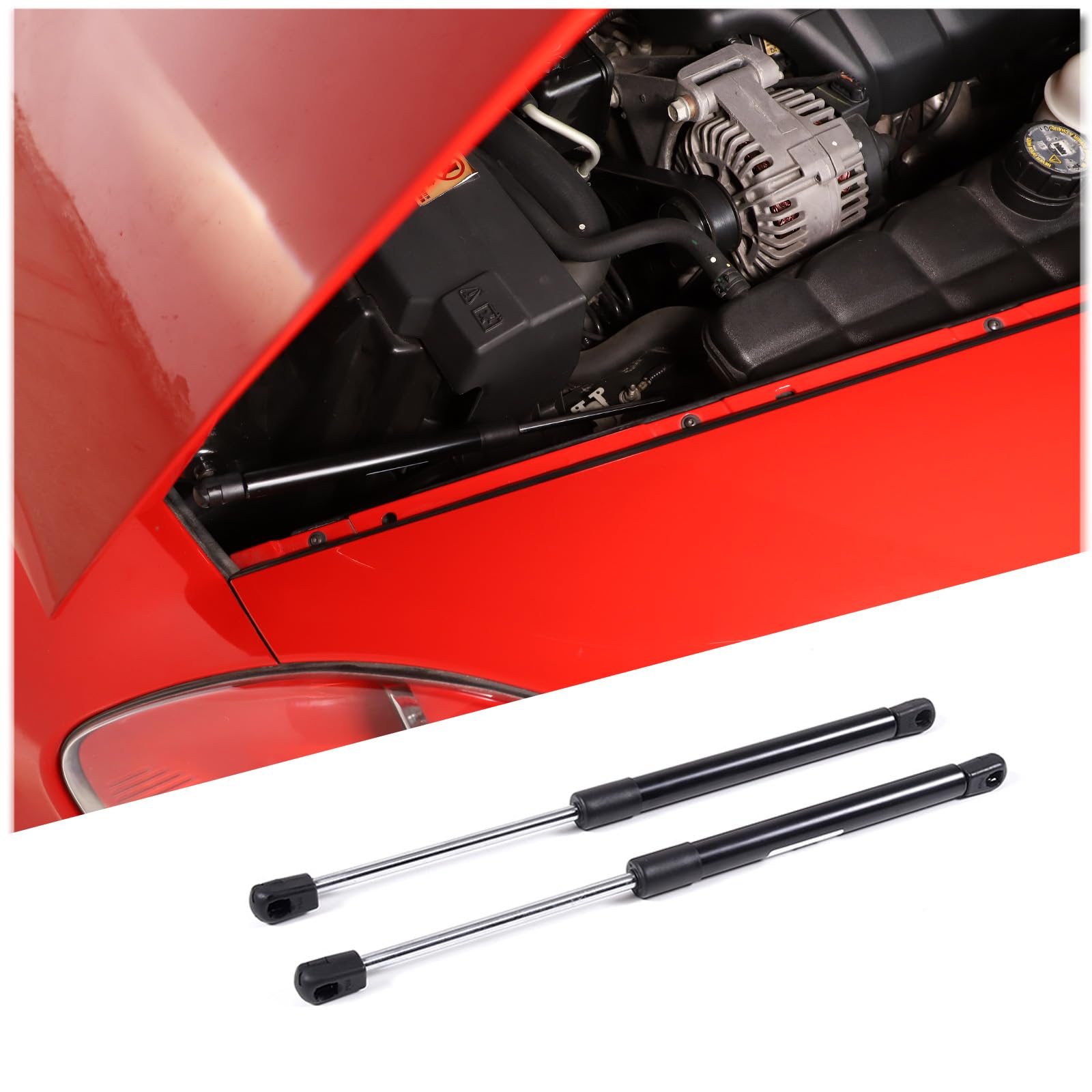 Pair Of Hood Lift Supports For 2005-2013 Chevrolet Corvette – Gas Spring Struts, Direct Fit