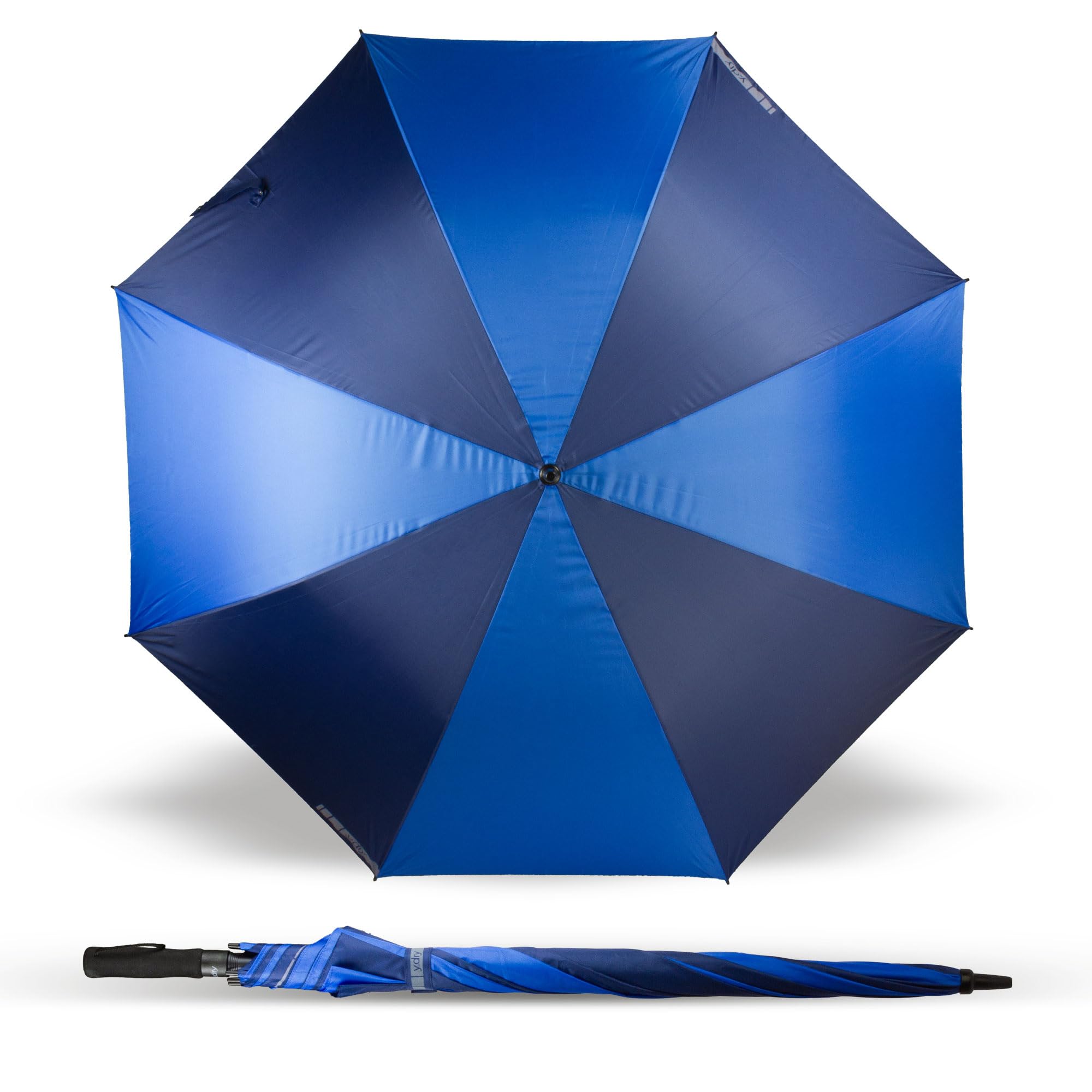 Jumbo Ombrello Lungo Automatico Maxi Golf, Antivento con Stecche in Fiberglass, Impugnatura in Neoprene, Diametro Extra Large 139 cm, Struttura Resistente per Pioggia e Vento