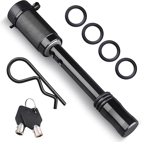 Kohree - Juego de clavija de seguridad para receptor de enganche de remolque de 58 pulgadas, con llaves iguales, para enganches de remolques de