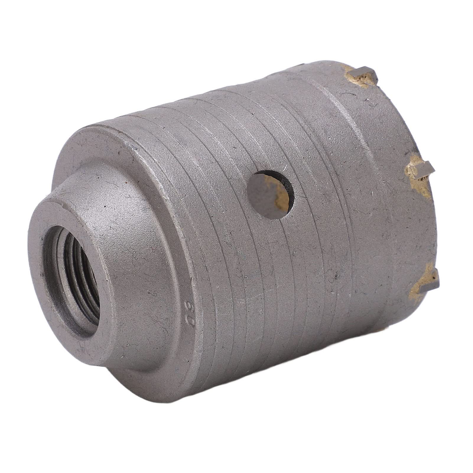 Carbide Hole Saw Drill Bit, 60mm Carbide Hole Saw Concrete Core Drill Bits, Hole Saw Kit Hollow Drill Pipe Drilling Reamer for Wall Stone Concrete Bricks Tungsten Tips Hollow Hole Cutter for Brick