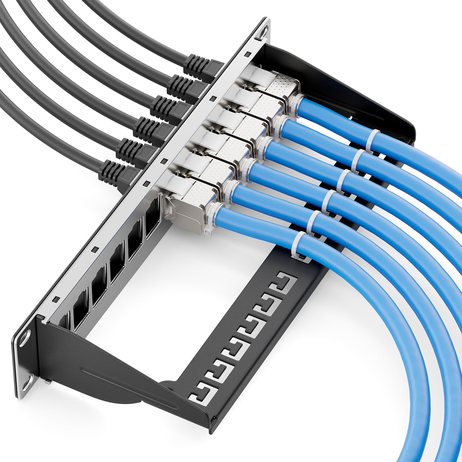 deleyCON 100m Cavo Installazione CAT 8 Rame (CU) Rigido S/FTP PiMF Schermatura 40Gbps 2000MHz AWG22 Rete LAN Ethernet Dati LSZH Senza Alogeni BauPVO B2ca - Blu