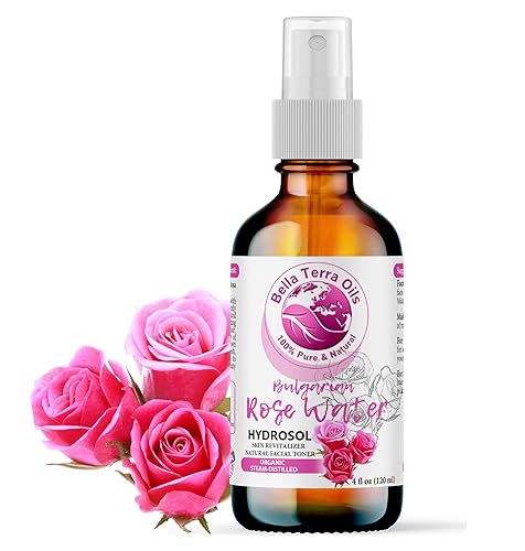 Miniatura 9 de Bella Terra Oils Auténtico hidrosol de agua de rosas, 1 galón, destilado al vapor, suave, rejuvenecedor y refrescante tóner facial