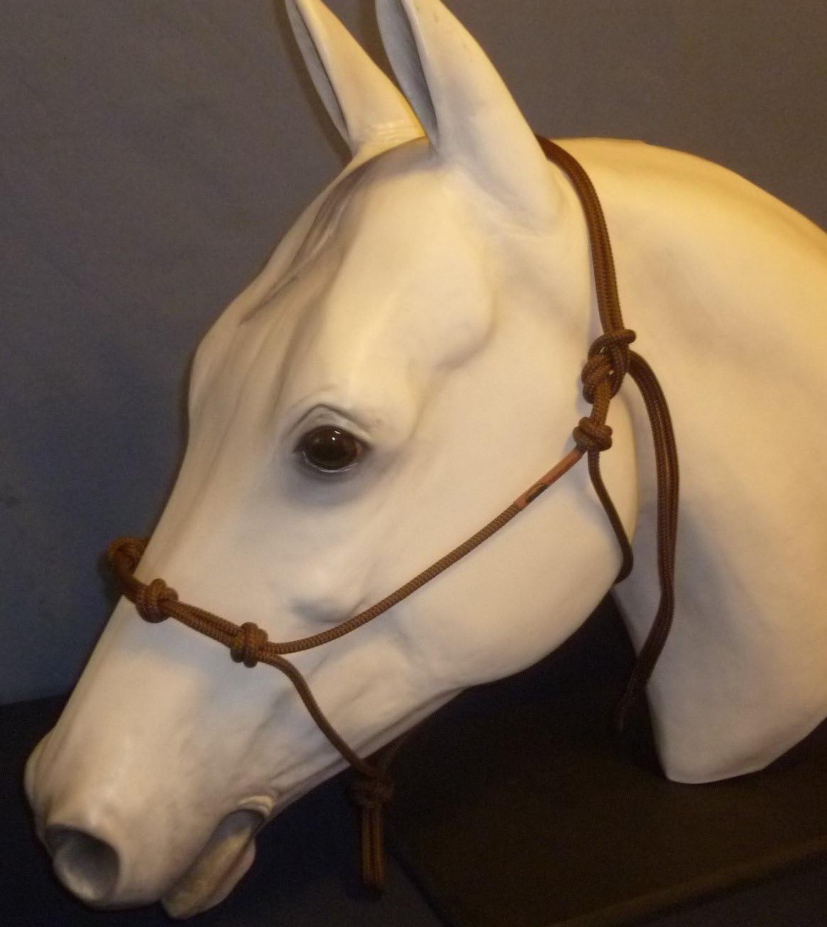 Horse Rope 4-Knot Halter - Firm 1/4" Polyester