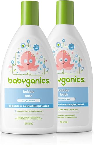 Baño de burbujas para bebé verbena y manzanilla Babyganics BG-070B Libre de fragancia Transparente 1 1