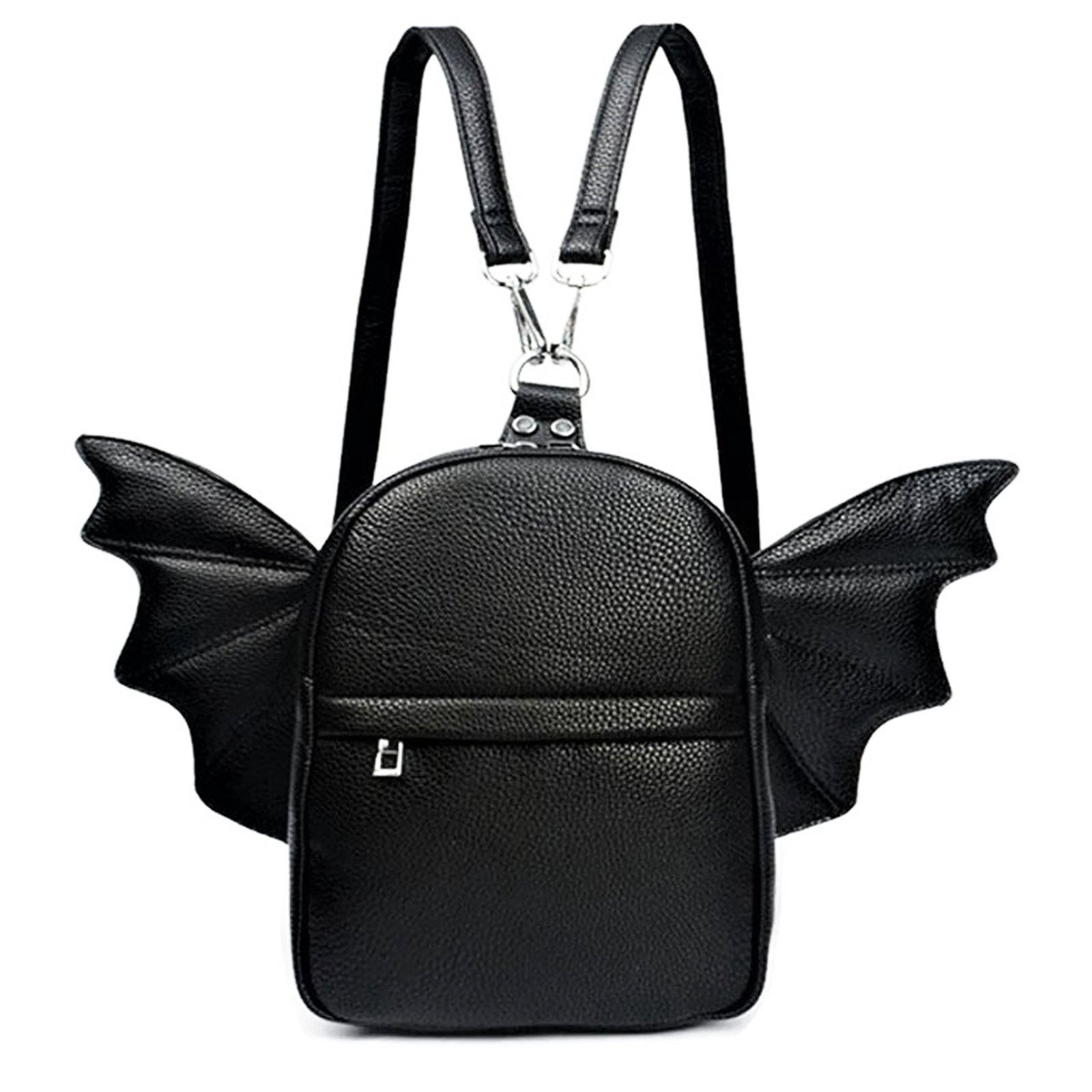 Prime Original Women Fashion Mini Backpack Purse | Detachable Bat Angel Wing Shoulder Bag