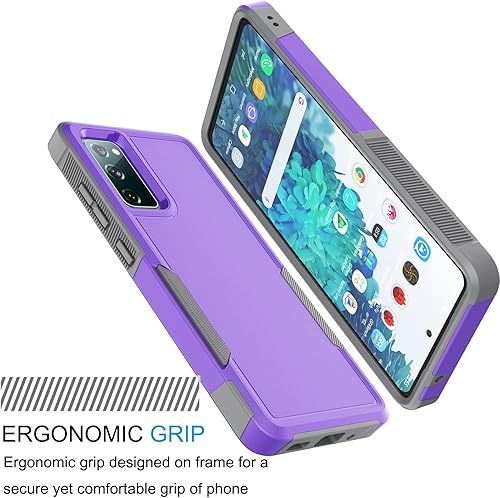 Miniatura 9 de Tekcoo Funda para Samsung Galaxy S20 FE Fan Edition 5G  4G  2022  2020  2 protectores de pantalla de vidrio templado  Parachoques antideslizante