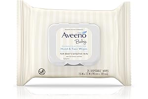 Aveeno Baby Hand & Face Wipes: Gentle Cleansing for Sensitive Skin