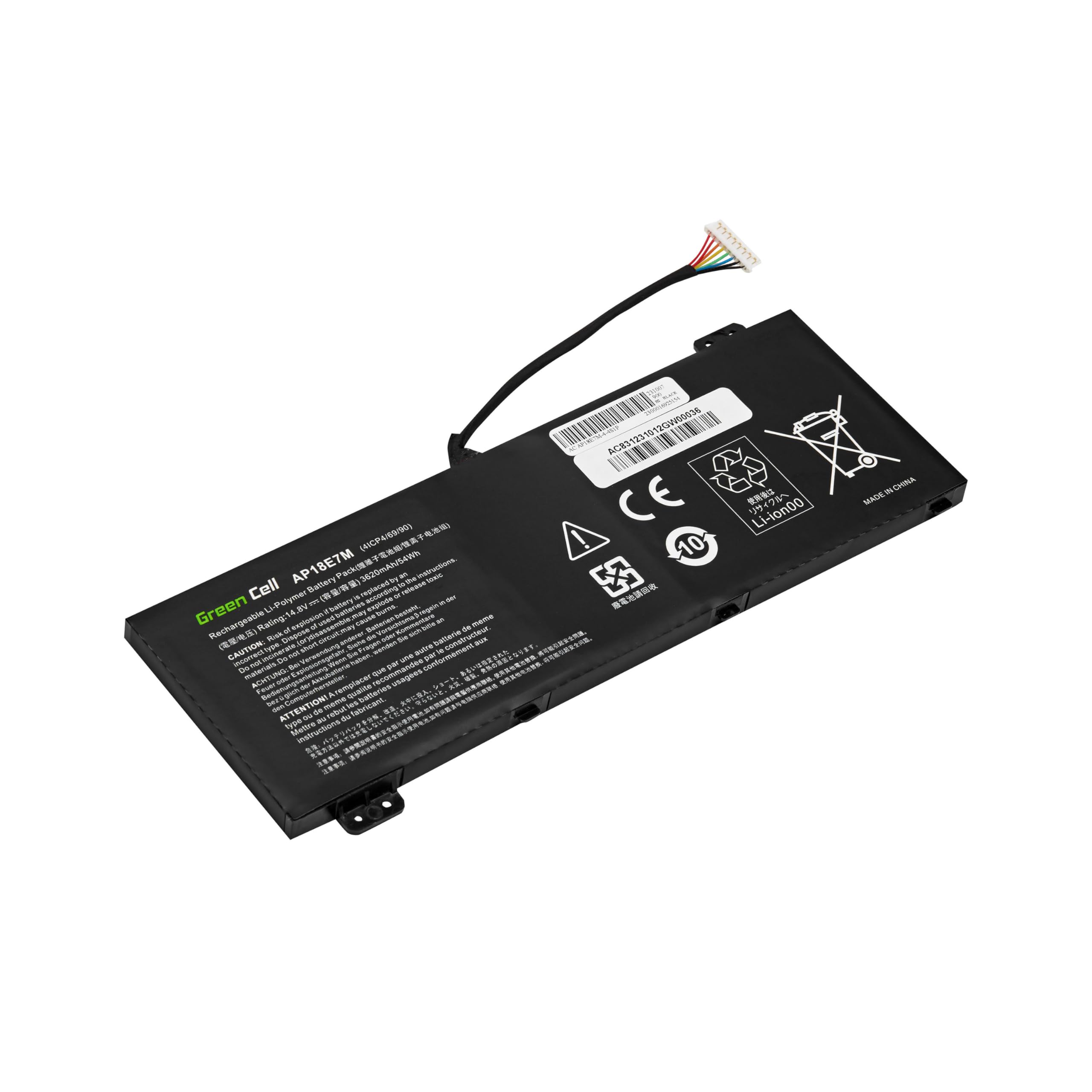 Green Cell Laptop Akku für Acer Nitro A715 CN315 CN515 CN517 AN515 AN517 AN715 PH315 PH317 PT315 / AP18E7M AP18E8M