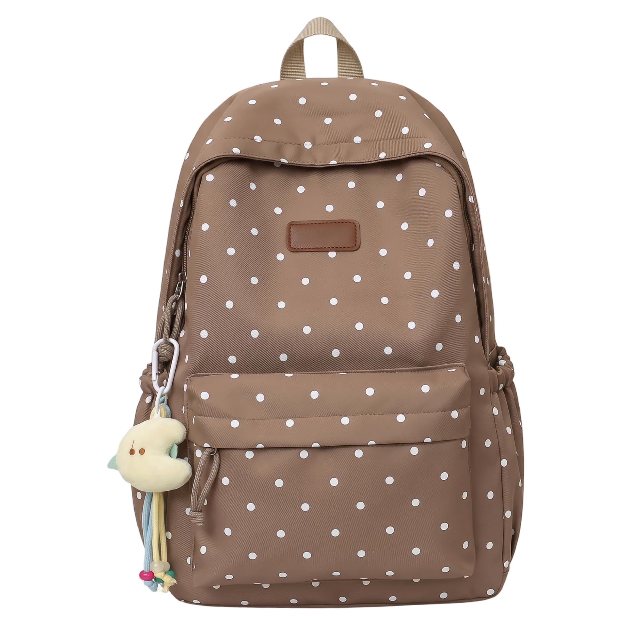 Mochila de lunares, mochila escolar ligera y linda para niña