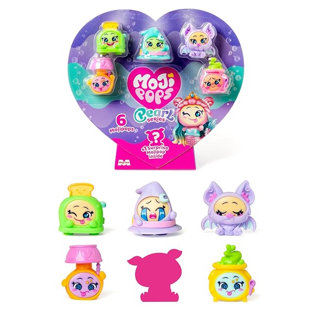 MOJI POPS Pearl Series - Multipack con 6 Figuras coleccionables con caritas Reversibles (1 Sorpresa…