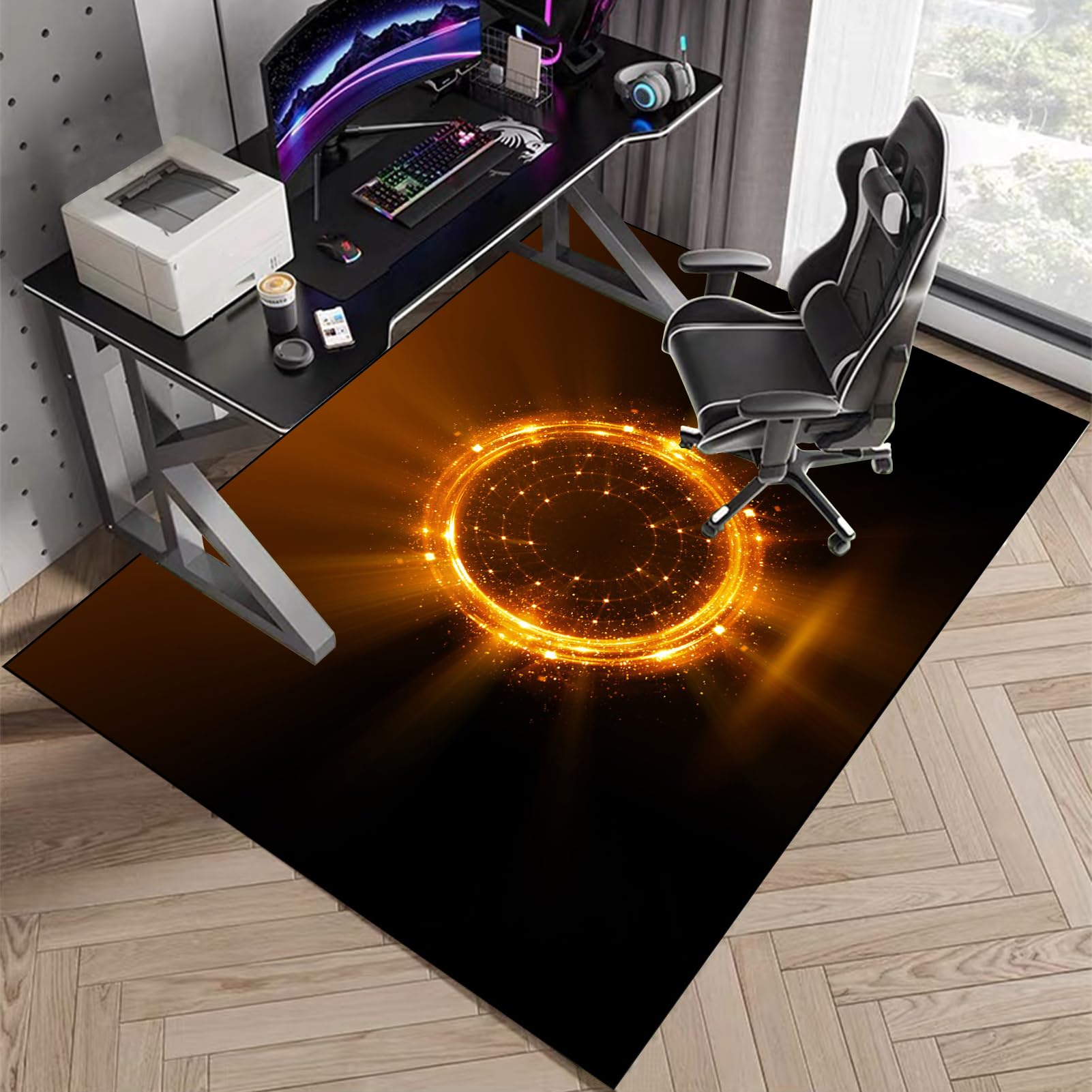 Computer Gaming Chair Mat, Color12, 90 x 140 cm - Image 3