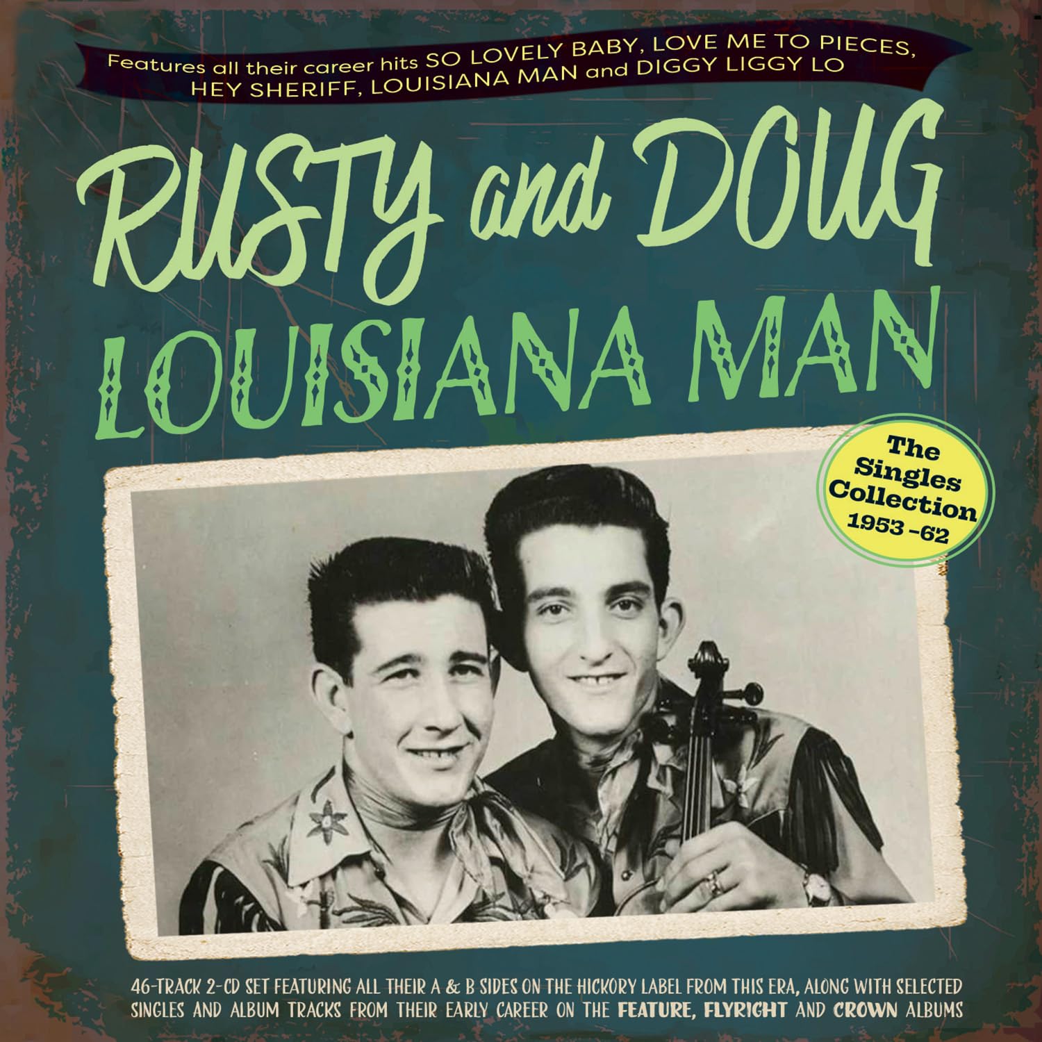 Rusty & Doug Louisiana Man - The Singles Collection 1953-62 CD New 824046353025