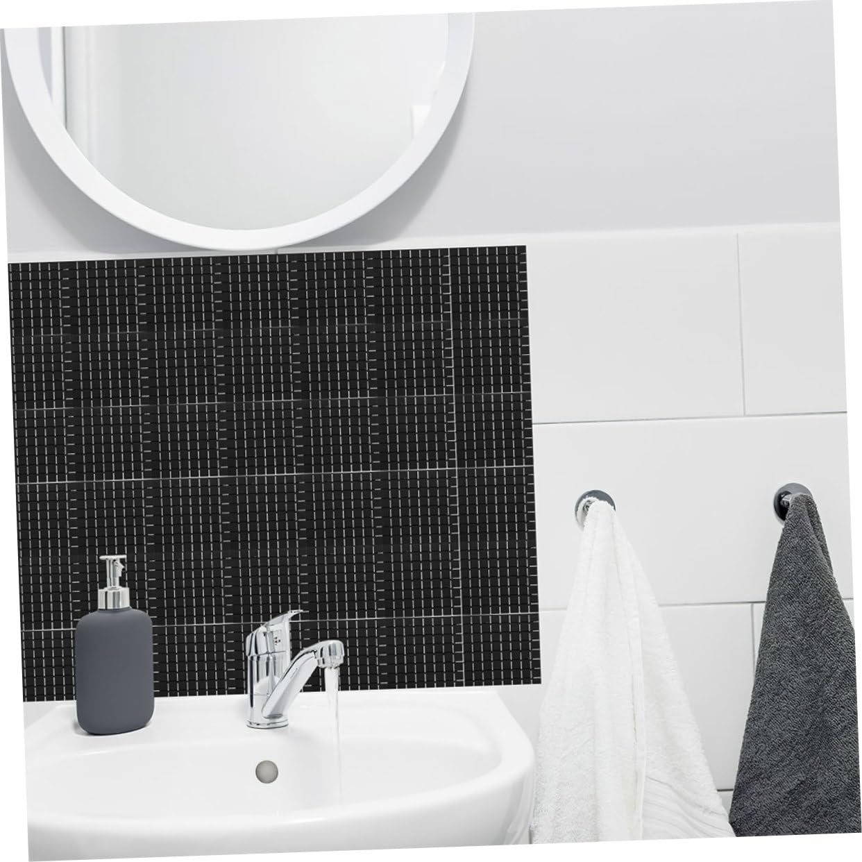 NUOBESTY 24rotoli Mosaico Autoadesivo Per Decorazioni Creative Di Piastrelle Specchio Per Facili Da Applicare Su Vasi Orologi e Superfici Lisce