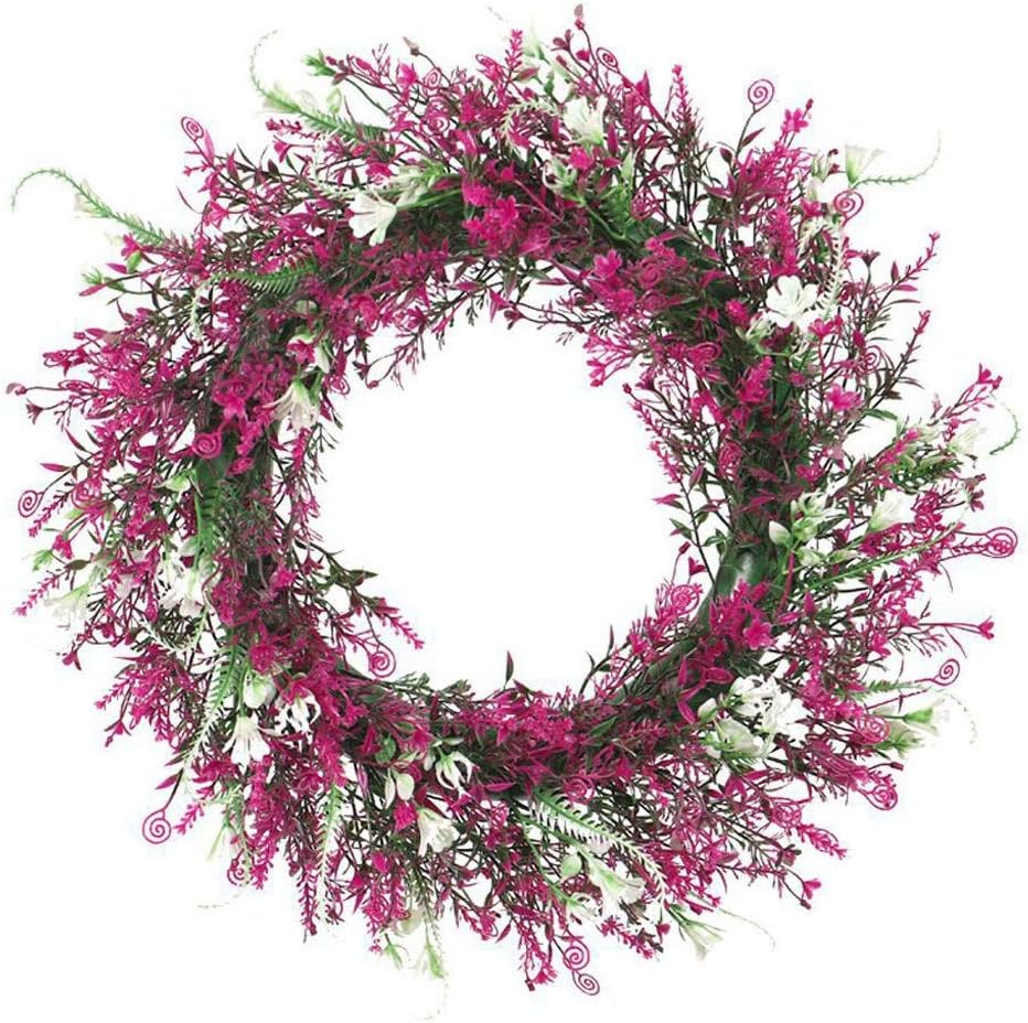 人工フェニックステールリーフリースドアガーランド フロントドア ウェディングパーティー 壁 ホームデコレーション フロー