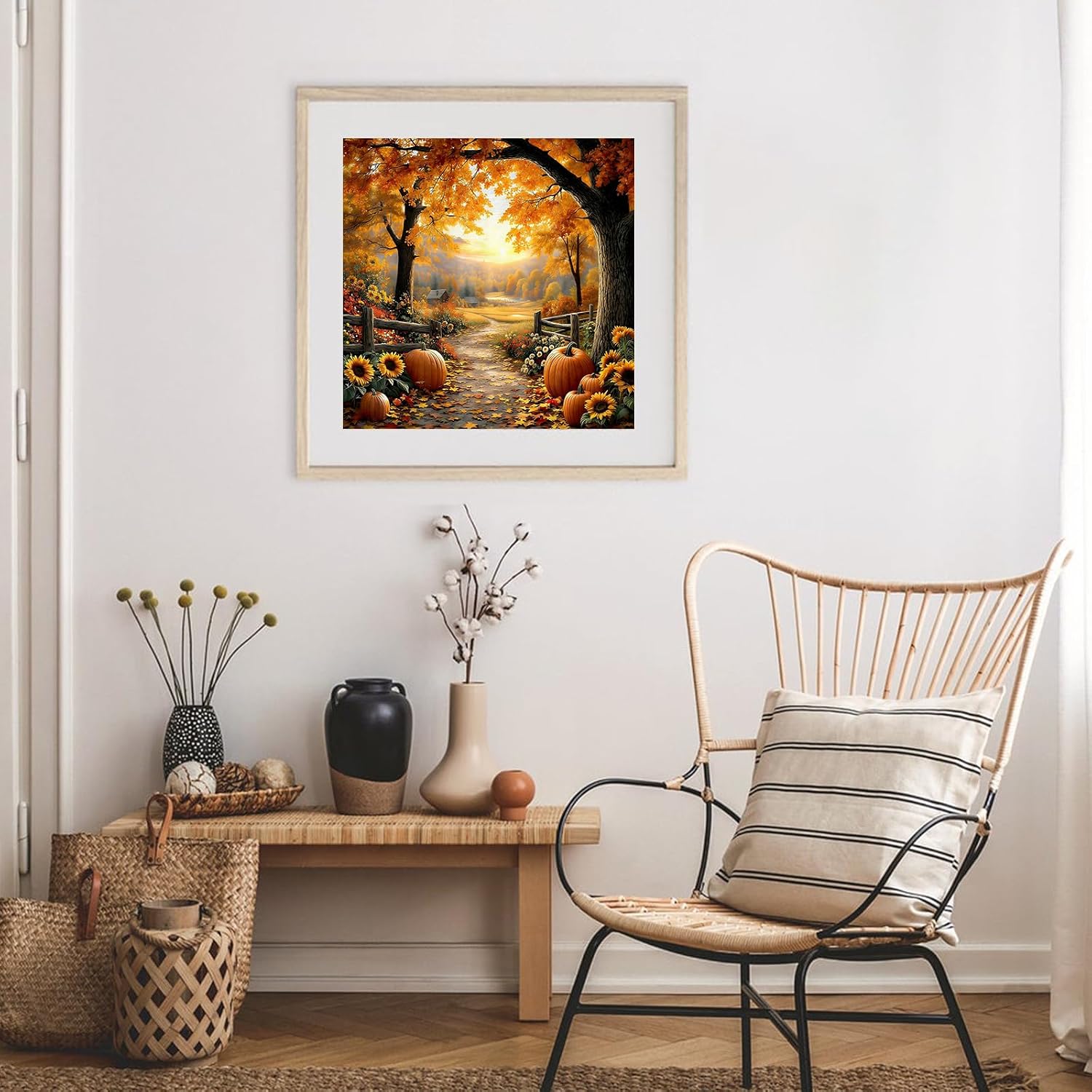 Thanksgiving Diamond Art Kits for Adults FallDiamond Painting for Beginner