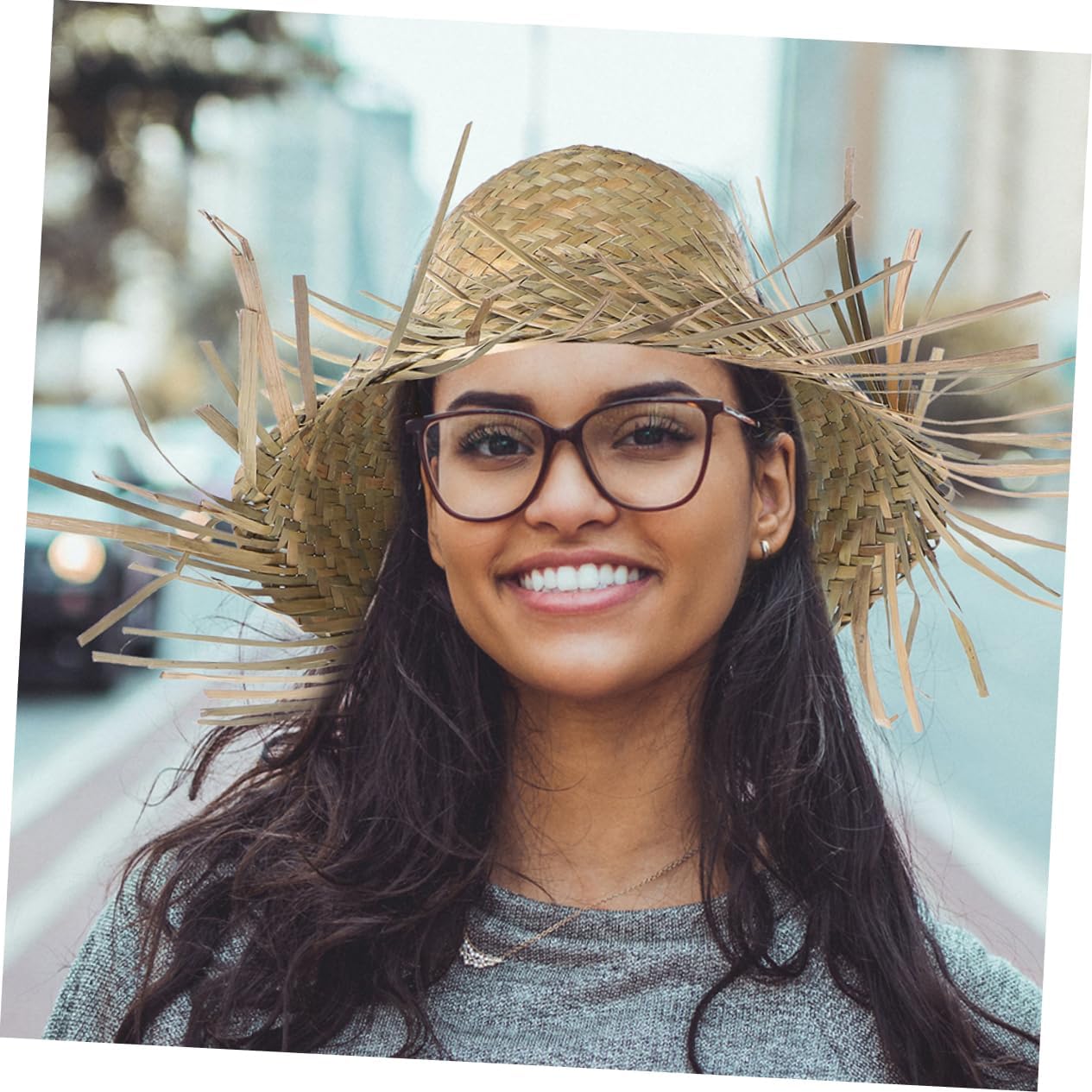 Straw Woven Beach Hat: 2pcs Sun Protection Sun Hat, Lightweight Breathable for Summer Outdoor Activities