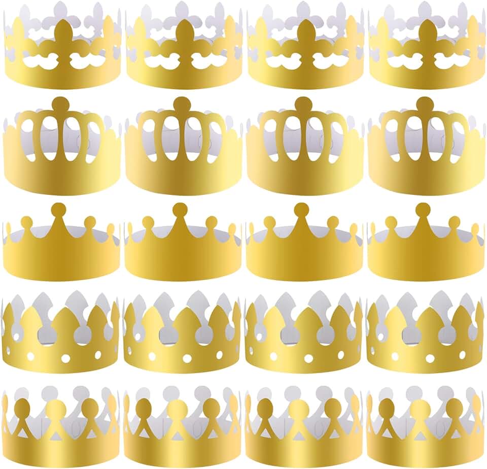 Amazon.co.uk paper crowns to decorate for kids