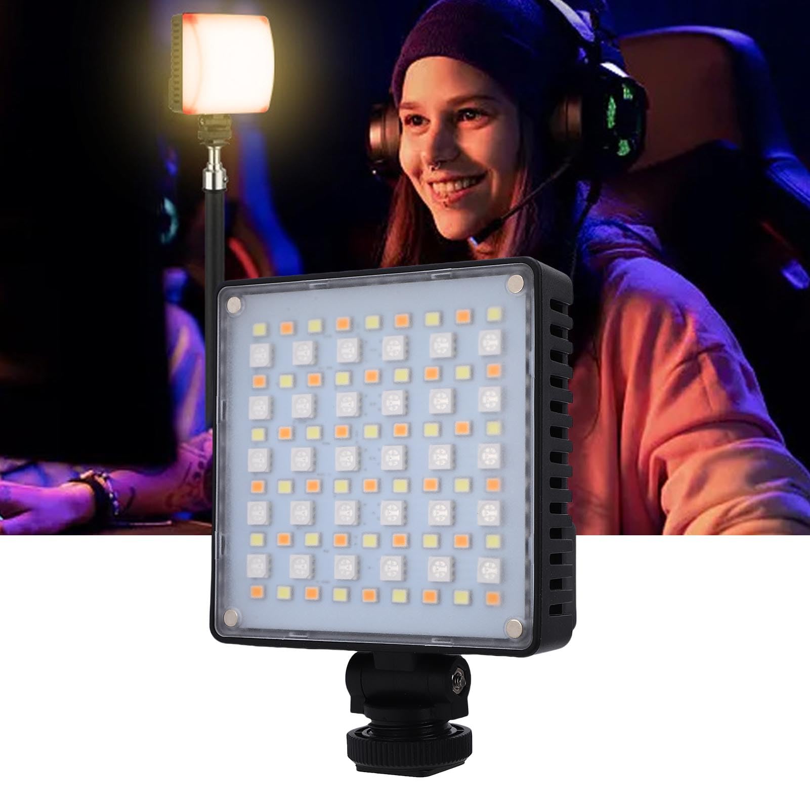 XUMIUZIY Luce Selfie per Cellulare, Illuminazione RGB Regolabile